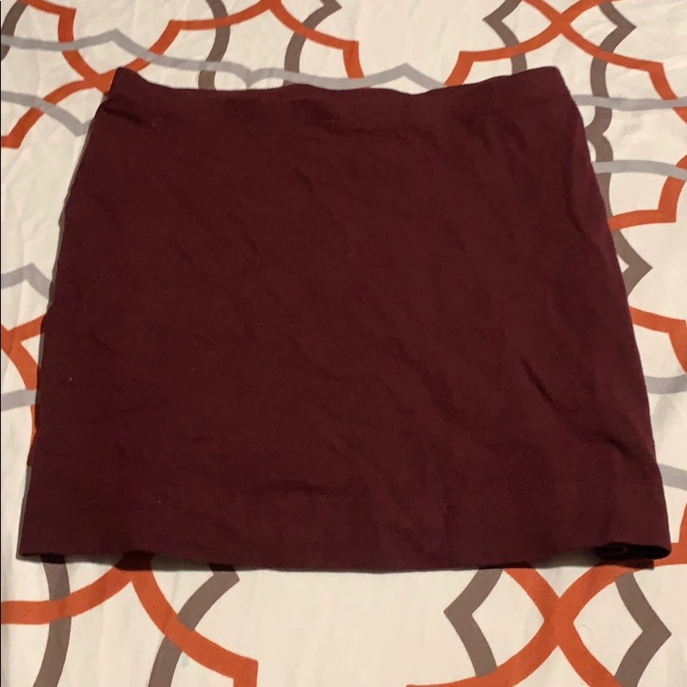 Womens burgundy tube top